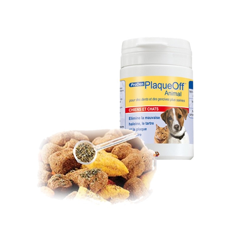 Plaque Off chiens 40 g contre