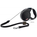 Laisse Flexi Classic Noir de 5m - 12kg 