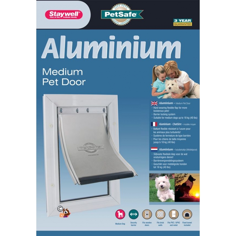 Porte a chien Staywell 620 une trappe en aluminium