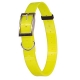 Collier chasse Fluo 25 mm polyuretane Jaune Fluo