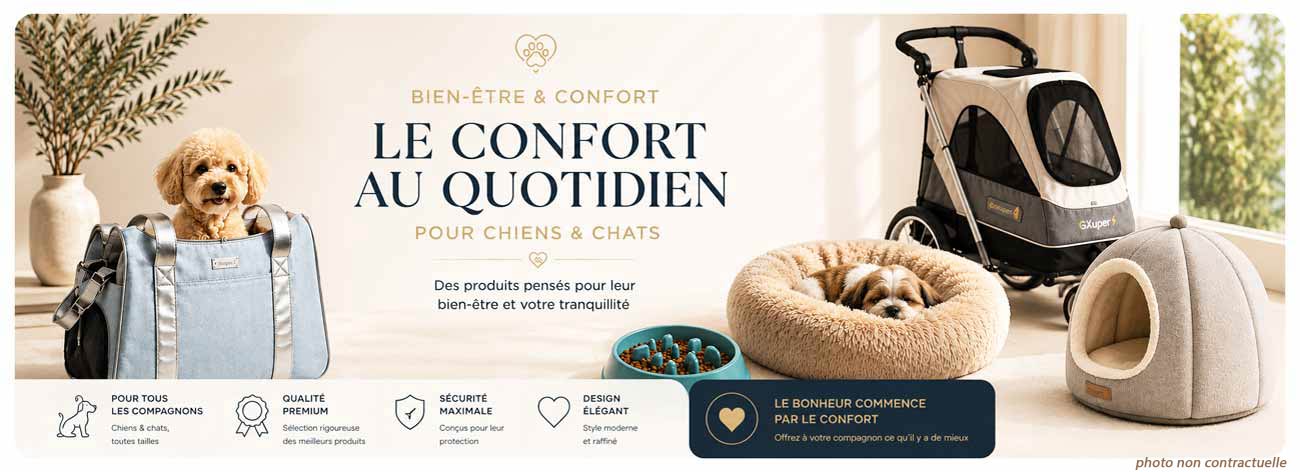 poussette pour chien