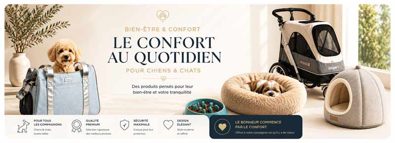 poussette pour chien