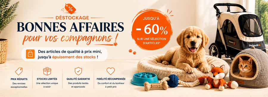 destockage article pour chien